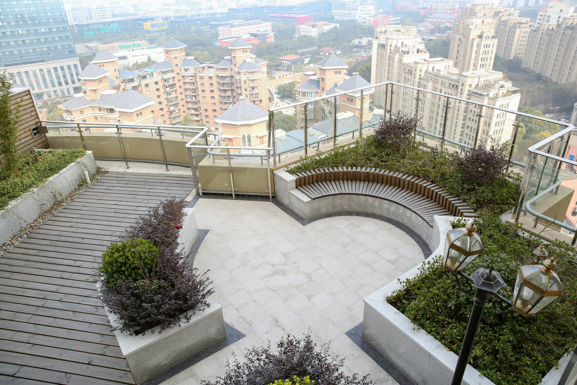 Green Court Residence Jinqiao Diamond Shanghai Exteriör bild